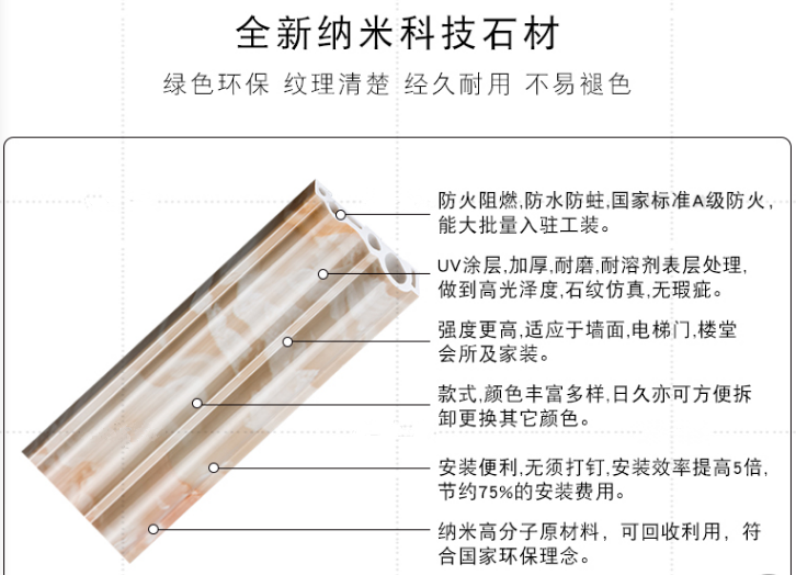 仿大理石電梯門套